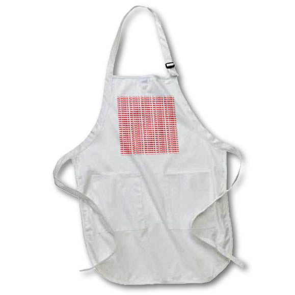 Apron - Red Happy Valentines Day Words Pattern Patterns
