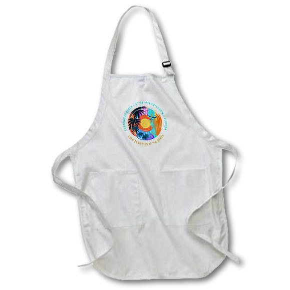 Apron - Clearwater Beach, Florida. Life is better at the beach round design Alexis Design - American Beaches Round