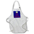 Apron - Keep Calm and Dunt Be Flummoxed Typography - Yorkshire Humor