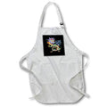 Apron - Bright and Vivid Chinese Fire Dragon Vector Vector Art - Chinese Fire Dragon