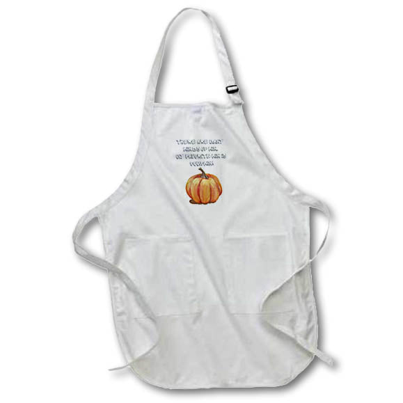 Apron - A Pumpkin With Text Referring to Kin Art - Holidays