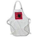 Apron - A House Is Not A Home Without A Cat Vector Art - Black Cat