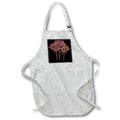 Apron - Stylized Mesh Effect Gentle Pink Roses Vector - Pink Roses