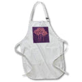 Apron - Stylized Mesh Effect Gentle Pink Roses Vector - Pink Roses
