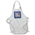 Apron - Pretty laying down Unicorn with flower highlights Unicorns