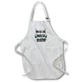 Apron - Cat White Face One Cat Leads To Another Quote Cat Designs