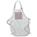Apron - Bird with Tulip Carnation And Butterflies Pattern Digital Art - Botanical Pattern