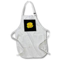 Apron - Beautiful Yellow Rose Isolated Vector Art Vector Art - Yellow Rose