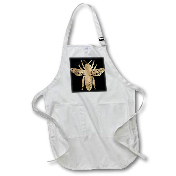 Apron - Glam Image Of Gold Bee Illustration Illustrations