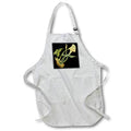 Apron - Easter Lily In Shell Beaches And Funerals Symbolic Art Vector Art - Calla Lily