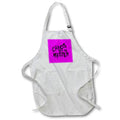 Apron - Chaos Has No Master Messy Black Graffiti Text Typography - Chaos