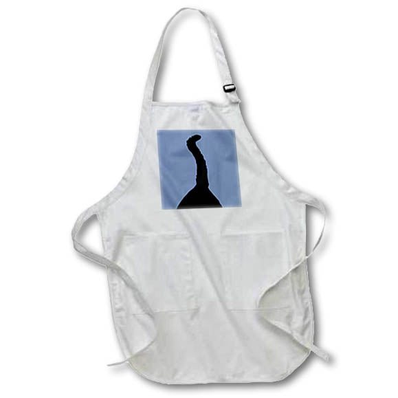 Apron - Fun Contented Happy To See you Cat Tail Vector Art - Cat
