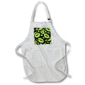 Apron - Two Kisses Collided Lip Smacking Lime Colored Lips Pattern Pattern - Lipstick Kisses