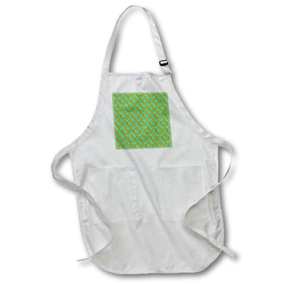 Apron - Two Kisses Collided Lip Affectionate Aqua Colored Lips Pattern Pattern - Lipstick Kisses