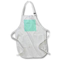 Apron - Two Kisses Collided Lip Affectionate Aqua Colored Lips Pattern Pattern - Lipstick Kisses