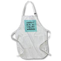Apron - Different Does Not Mean Wrong Irregular Font Black Text Typography - Inspirational Quote