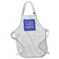 Apron - Different Does Not Mean Wrong White Scribbled Quote Typography - Inspirational Quote