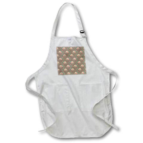 Apron - Pretty Pink and Mint Green Flowers and Arrows Pattern Patterns