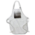 Apron - Image Of Brown Wood with Image Of Icicles Design Patterns