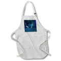 Apron - Modern Blue Ocean Against An Image Of Sparkle Blue Sky Scene Patterns