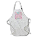 Apron - Pink, Blue, Image Of Gold Gradient Hearts Pattern Patterns
