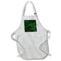 Apron - Green and Image Of Gold Diamond Shapes Pattern Patterns