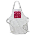 Apron - Cute Pink and Red Heart Balloon Pattern Patterns