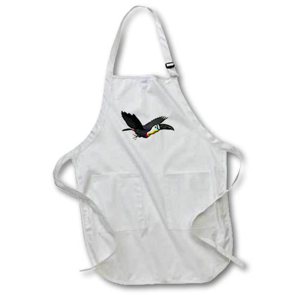 Apron - Channel Billed Toucan Bird Graphics Bird