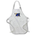 Apron - Cartoon Labrador in Super Dog Suit Graphics Cartoon