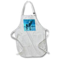 Apron - A wolf howling at the arctic moon Graphics Animal
