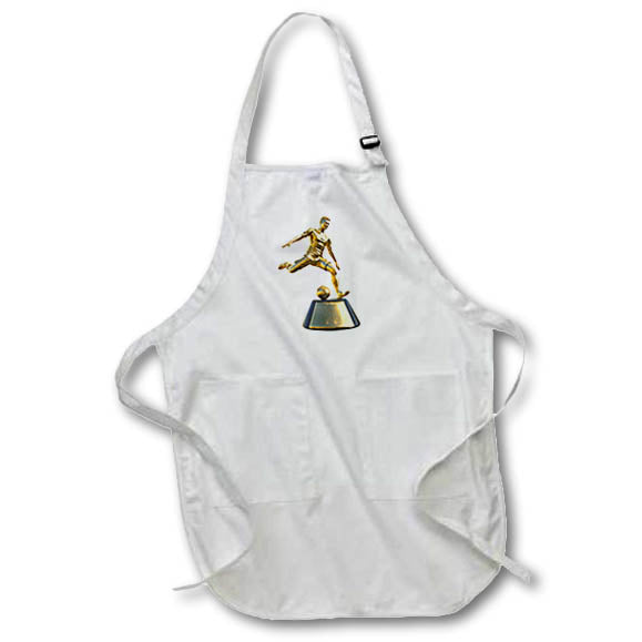 Apron - A male soccer player trophy in gold Graphics Awards