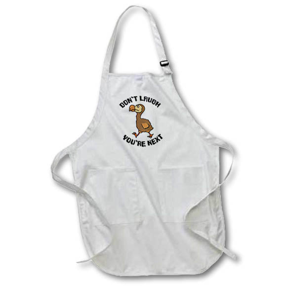 Apron - Funny Cute Dodo Bird Dont Laugh Youre Next Cartoon Funny