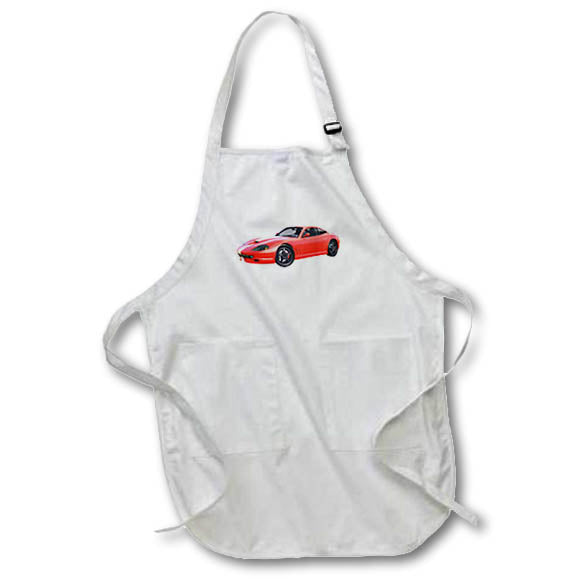 Apron - A hot red sports car Graphics Car