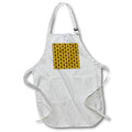 Apron - Energizing Yellow Sunflower Polka Dot Pattern Pattern - Sunflowers