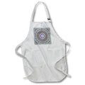 Apron - Pastel Polygonal Pattern Mandala - abstract bohemian design Zydd - Triangle Mandalas