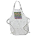 Apron - Colorful horizontal chevron pattern background Zydd - Chevron Patterns