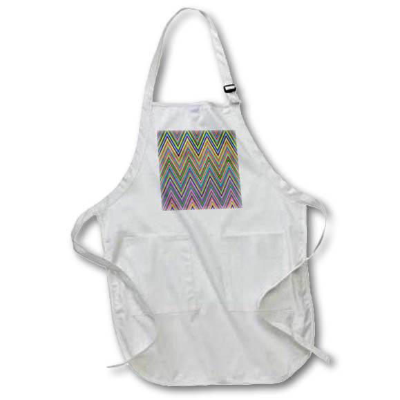 Apron - Colorful horizontal chevron pattern background Zydd - Chevron Patterns