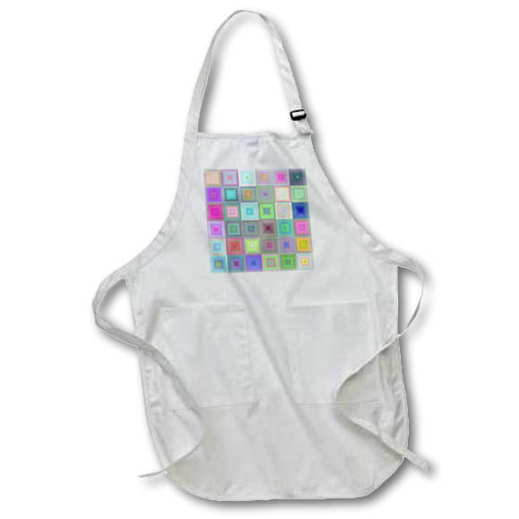 Apron - Light color square mosaic background Zydd - Square Backgrounds