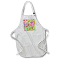 Apron - Happy color irregular triangle mosaic background Zydd - Triangle Backgrounds