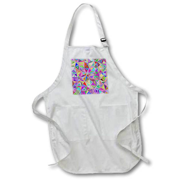 Apron - Colorful triangle mosaic background design Zydd - Triangle Backgrounds