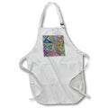 Apron - Irregular concentric triangle mosaic background Zydd - Triangle Backgrounds
