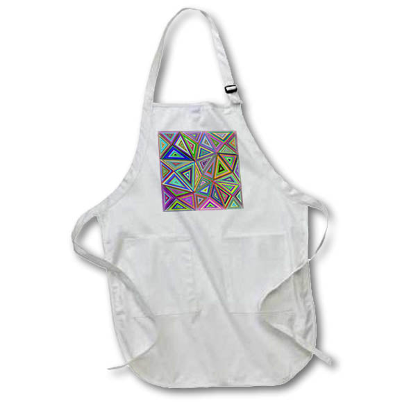 Apron - Irregular concentric triangle mosaic background Zydd - Triangle Backgrounds