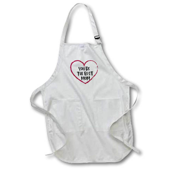 Apron - Simple Cute Text and Appreciation for Mom 3dRose-Appreciation