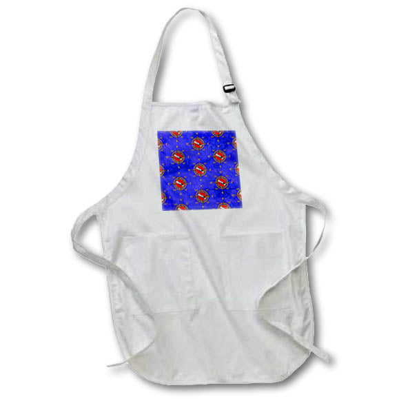 Apron - A pattern of Female SCUBA diver with nautical compass. Creative Studios – SCUBA Diving