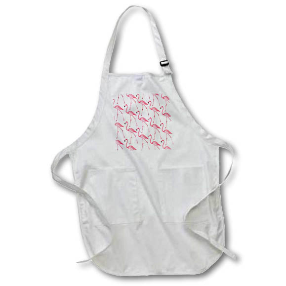 Apron - A cute pink flamingo pattern for bird lovers. Creative Studios – Flamingos