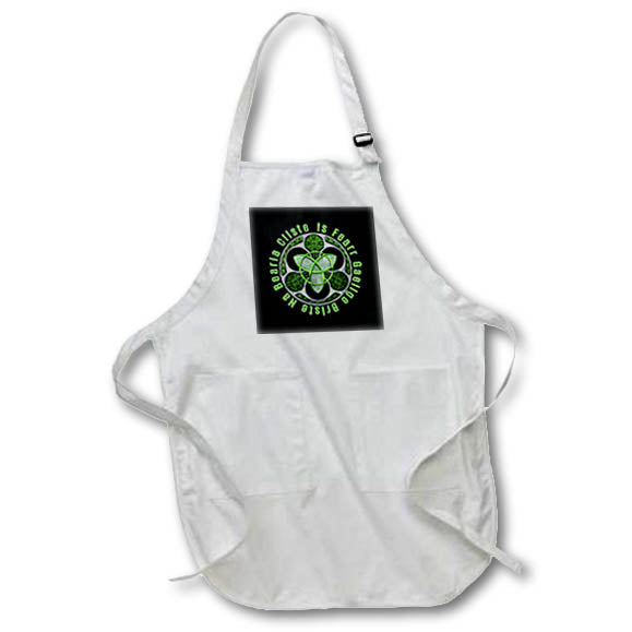 Apron - Broken Irish is better than clever English Saint Patricks Day design. Creative Studios – Irish Celtic