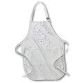 Apron - Cute Purple and Pink Love Words and Birds Pattern Patterns