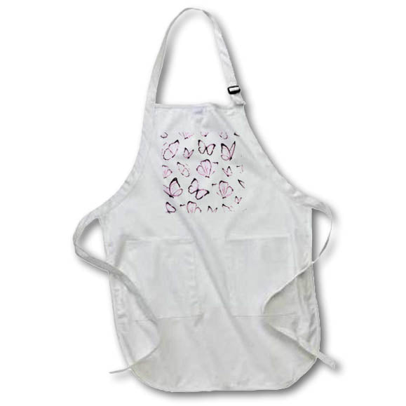 Apron - Pretty Pink Butterfly Pattern Patterns