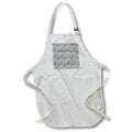 Apron - Black and White Lumberjack Plaid Pattern Patterns