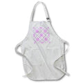 Apron - Pretty Purple Image Of Glitter Diamond Plaid Pattern Patterns